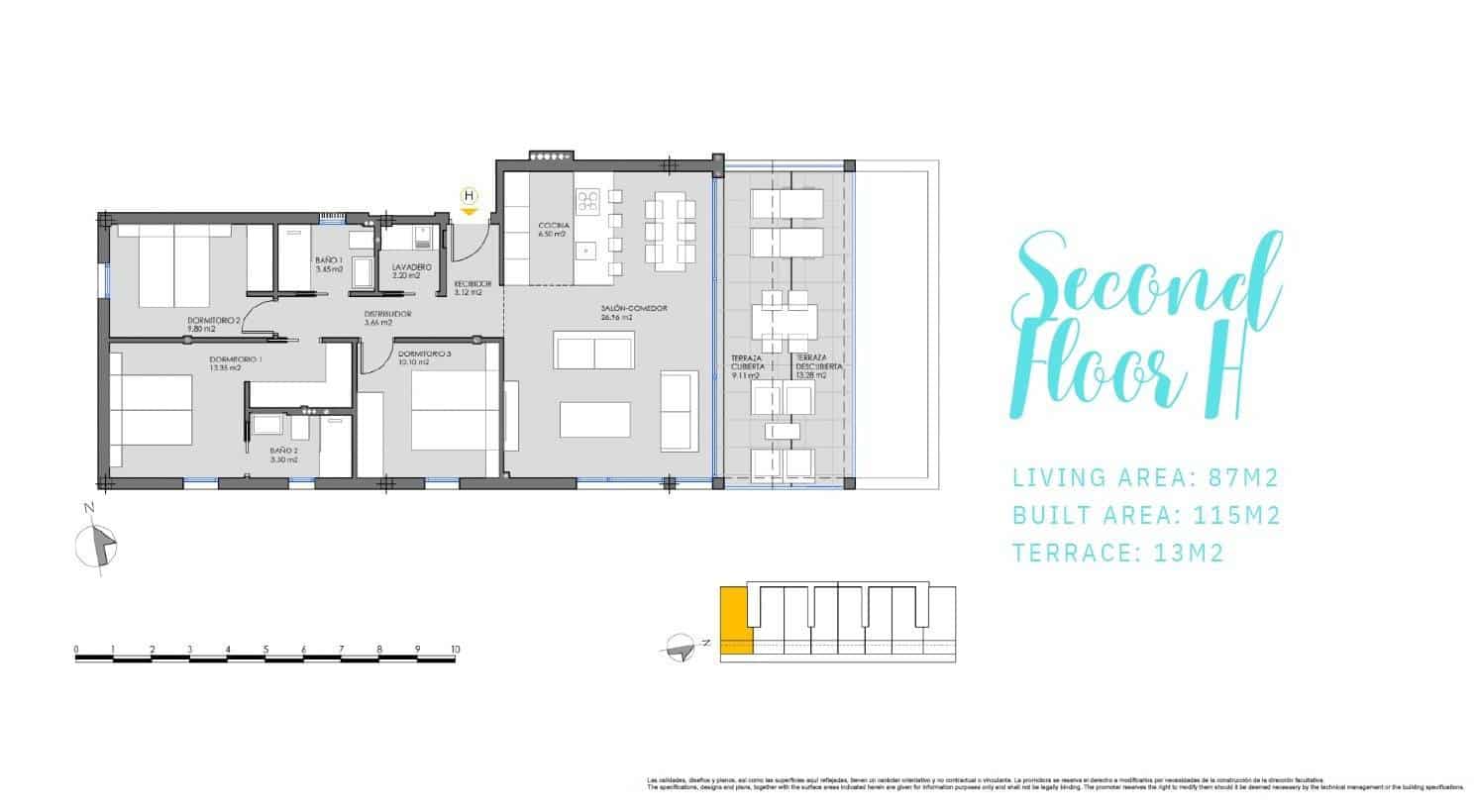 2 quarto Apartamento para venda em Mar de Cristal com piscina - 325 000 € (Ref: 8842008)