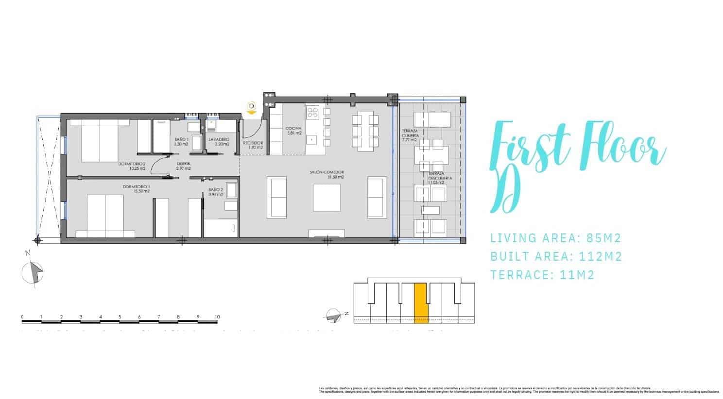2 quarto Apartamento para venda em Mar de Cristal com piscina - 325 000 € (Ref: 8842008)
