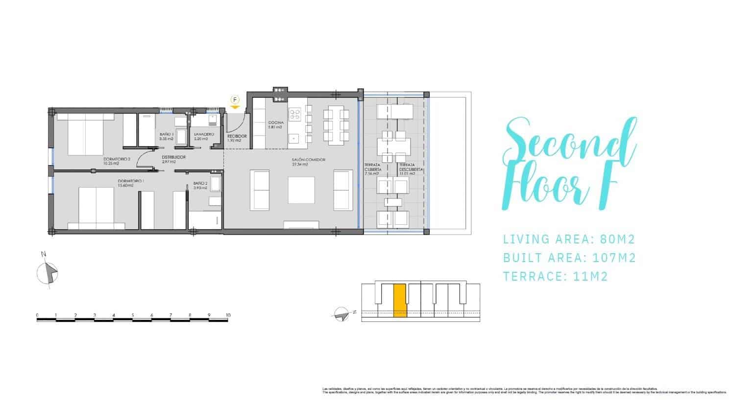 2 quarto Apartamento para venda em Mar de Cristal com piscina - 325 000 € (Ref: 8842008)