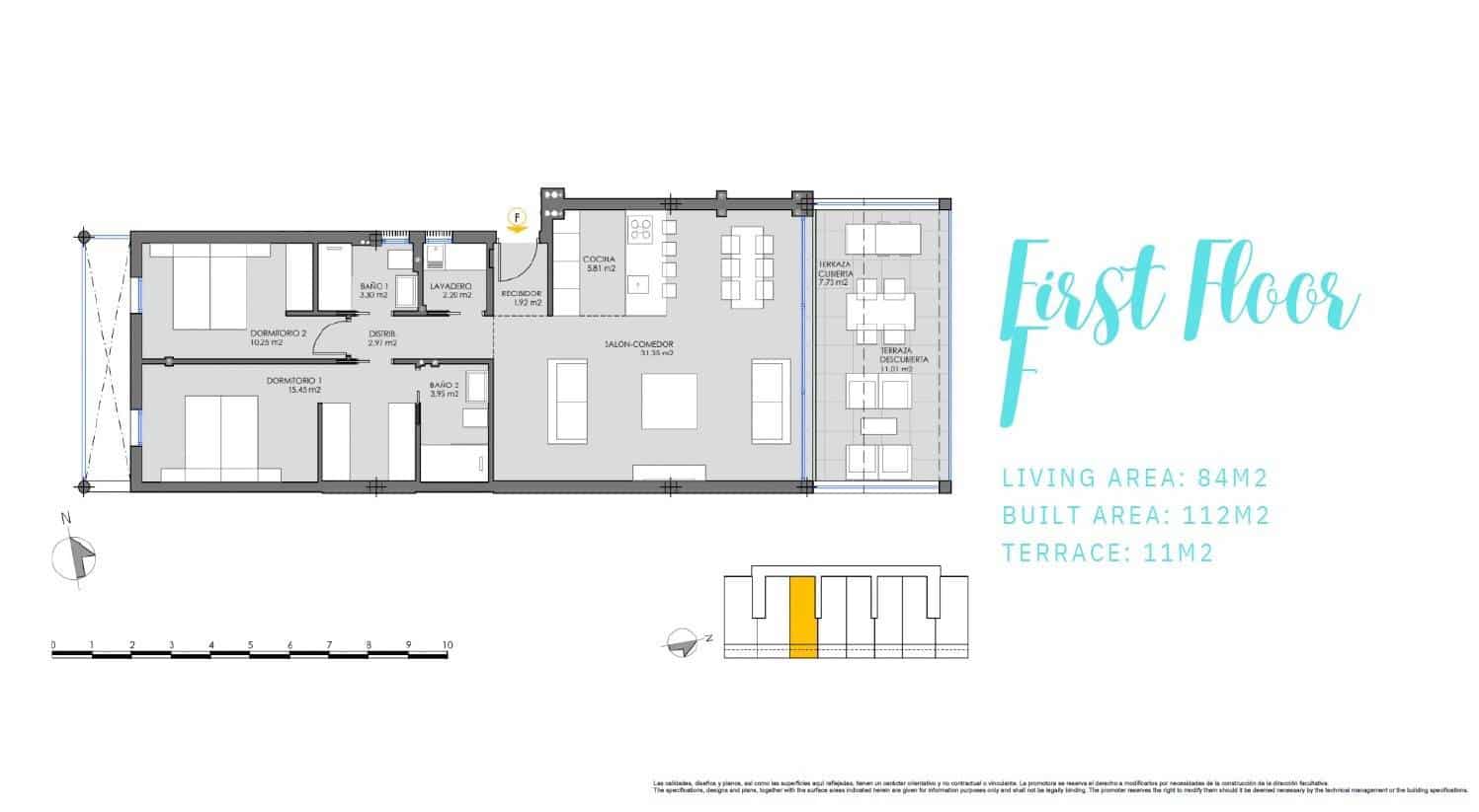 2 quarto Apartamento para venda em Mar de Cristal com piscina - 325 000 € (Ref: 8842008)