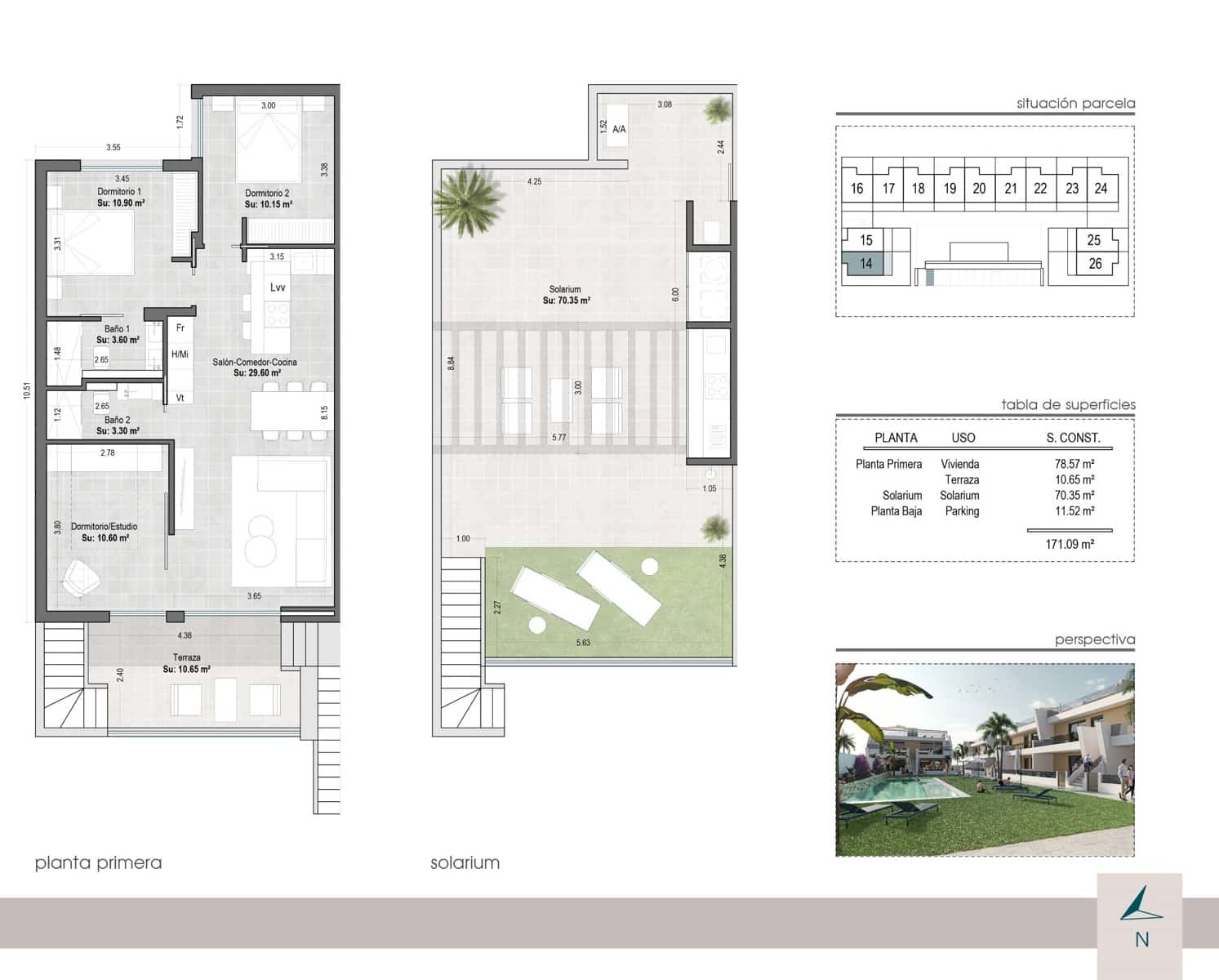 3 bedroom Bungalow for sale in San Pedro del Pinatar with pool - € 369,950 (Ref: 8842010)