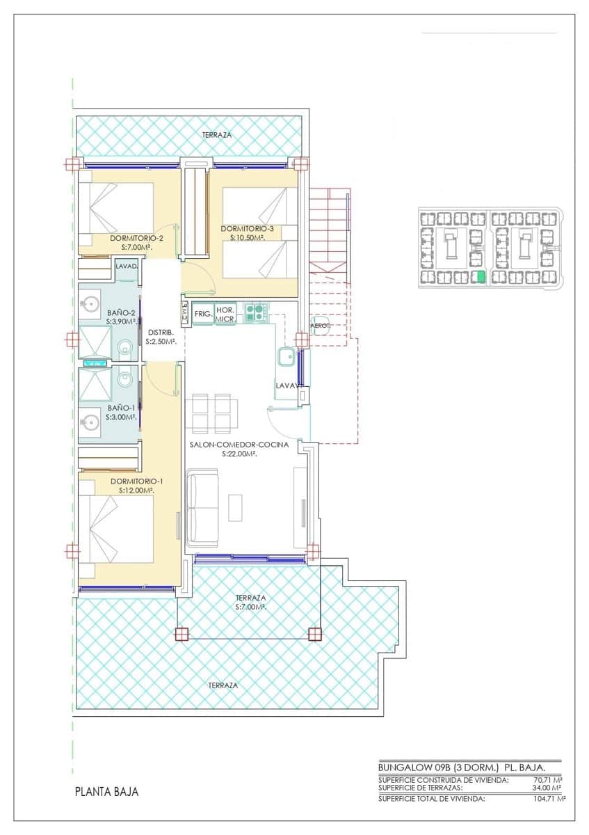 2 bedroom Apartment for sale in Torrevieja with pool - € 275,000 (Ref: 8842012)