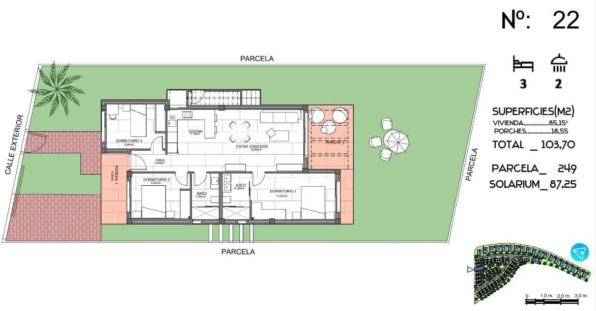 3 quarto Moradia para venda em Algorfa com piscina - 344 000 € (Ref: 8842015)