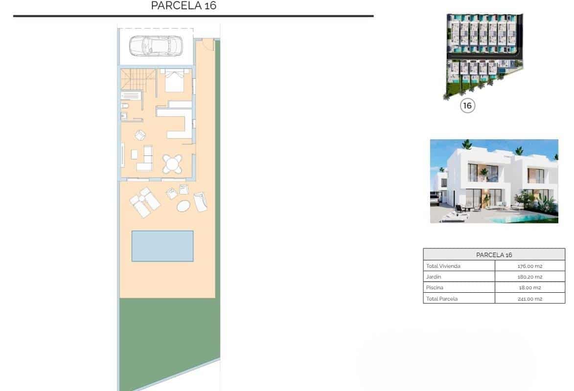 3 sovrum Villa till salu i La Zenia med pool - 480 000 € (Ref: 8842017)