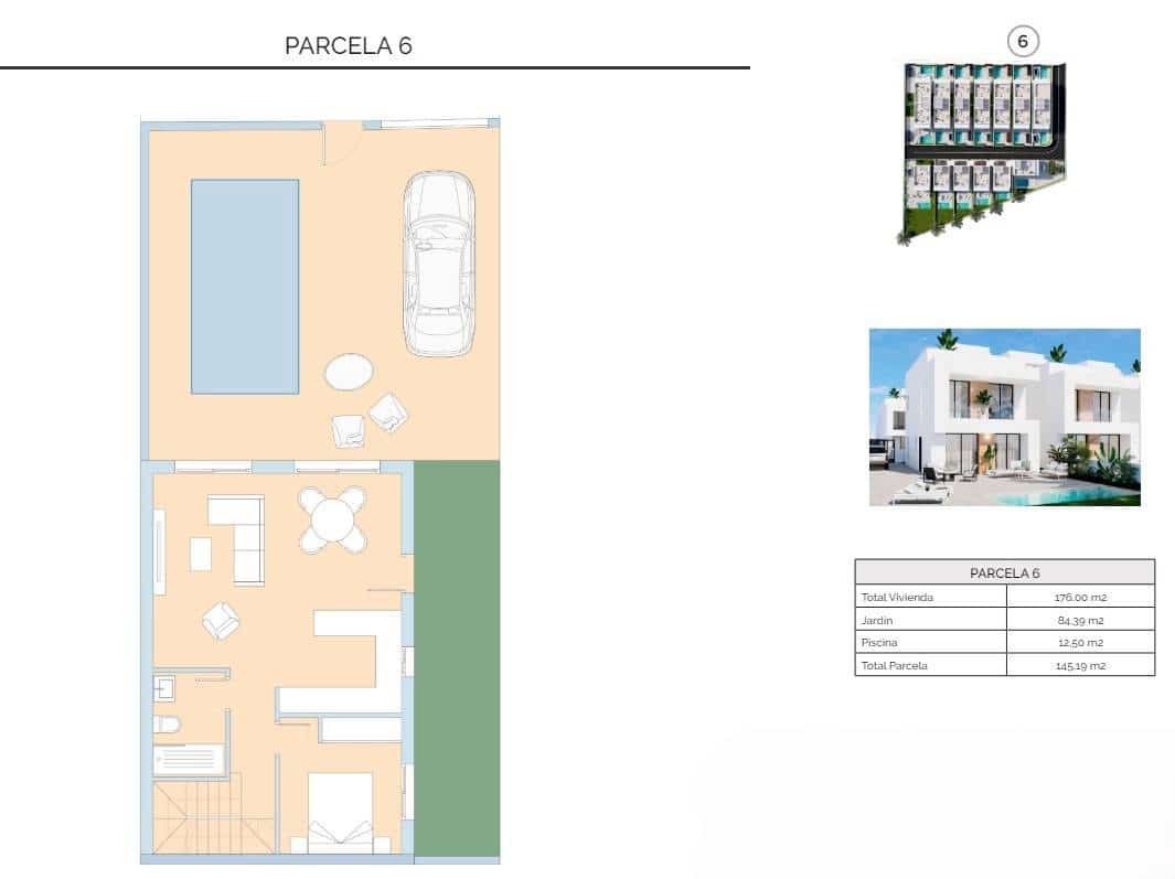 3 sovrum Villa till salu i La Zenia med pool - 480 000 € (Ref: 8842017)