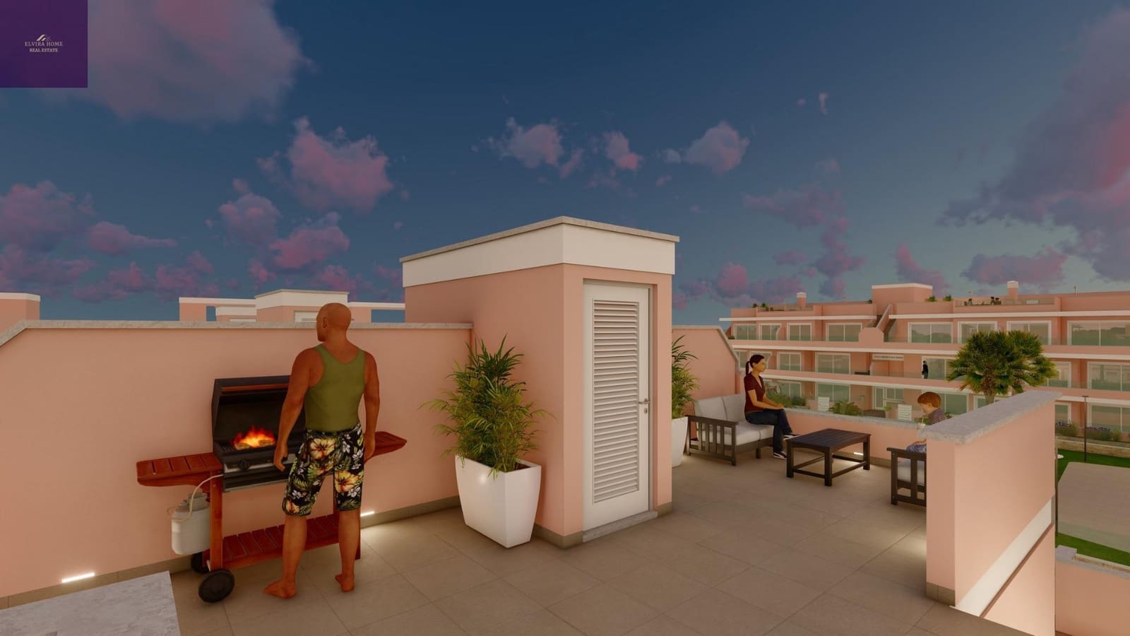 3 soverom Rekkehus til salgs i Pilar de la Horadada med svømmebasseng - € 309 900 (Ref: 9282304)