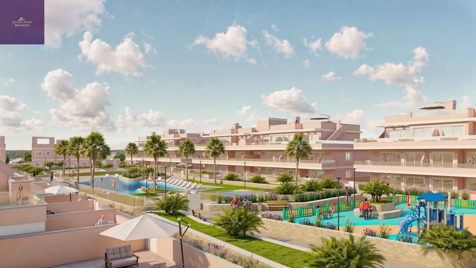 3 soverom Rekkehus til salgs i Pilar de la Horadada med svømmebasseng - € 309 900 (Ref: 9282304)