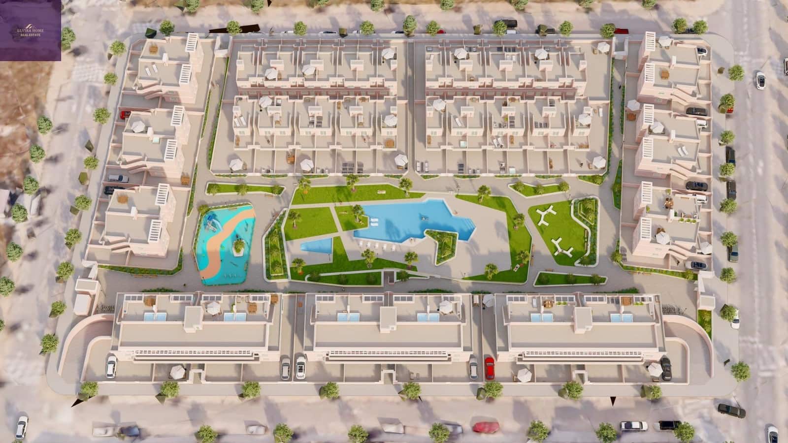 3 soverom Rekkehus til salgs i Pilar de la Horadada med svømmebasseng - € 309 900 (Ref: 9282304)