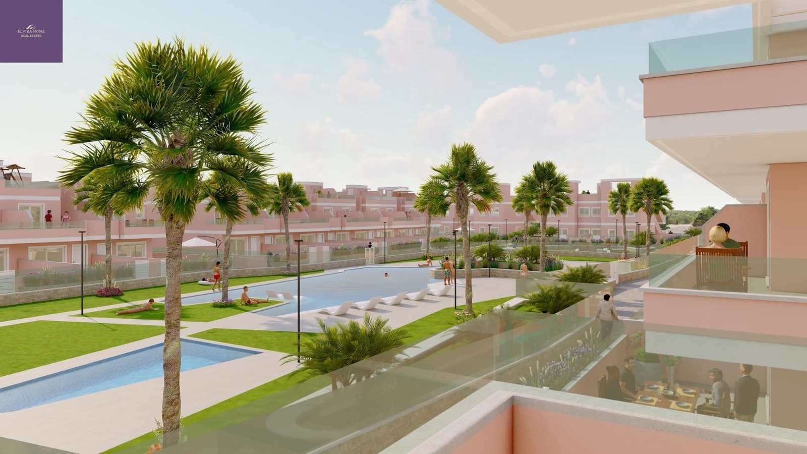 3 soverom Rekkehus til salgs i Pilar de la Horadada med svømmebasseng - € 309 900 (Ref: 9282304)