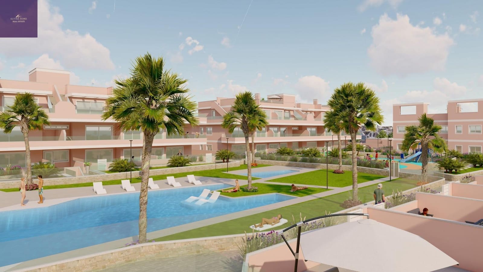 3 soverom Rekkehus til salgs i Pilar de la Horadada med svømmebasseng - € 309 900 (Ref: 9282304)