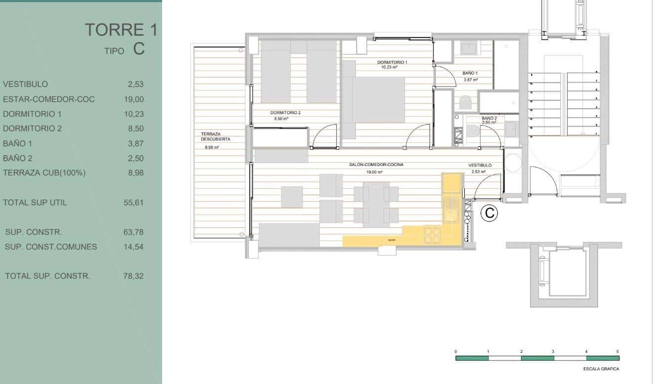 2 sovrum Lägenhet till salu i Guardamar del Segura med pool garage - 250 000 € (Ref: 9780801)