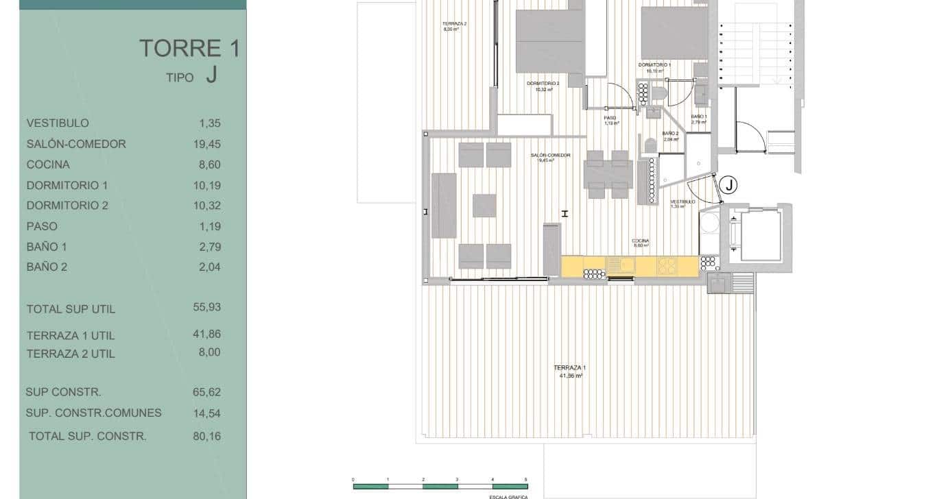 2 sovrum Lägenhet till salu i Guardamar del Segura med pool garage - 250 000 € (Ref: 9780801)
