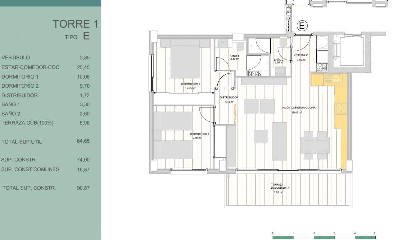 2 sovrum Lägenhet till salu i Guardamar del Segura med pool garage - 250 000 € (Ref: 9780801)