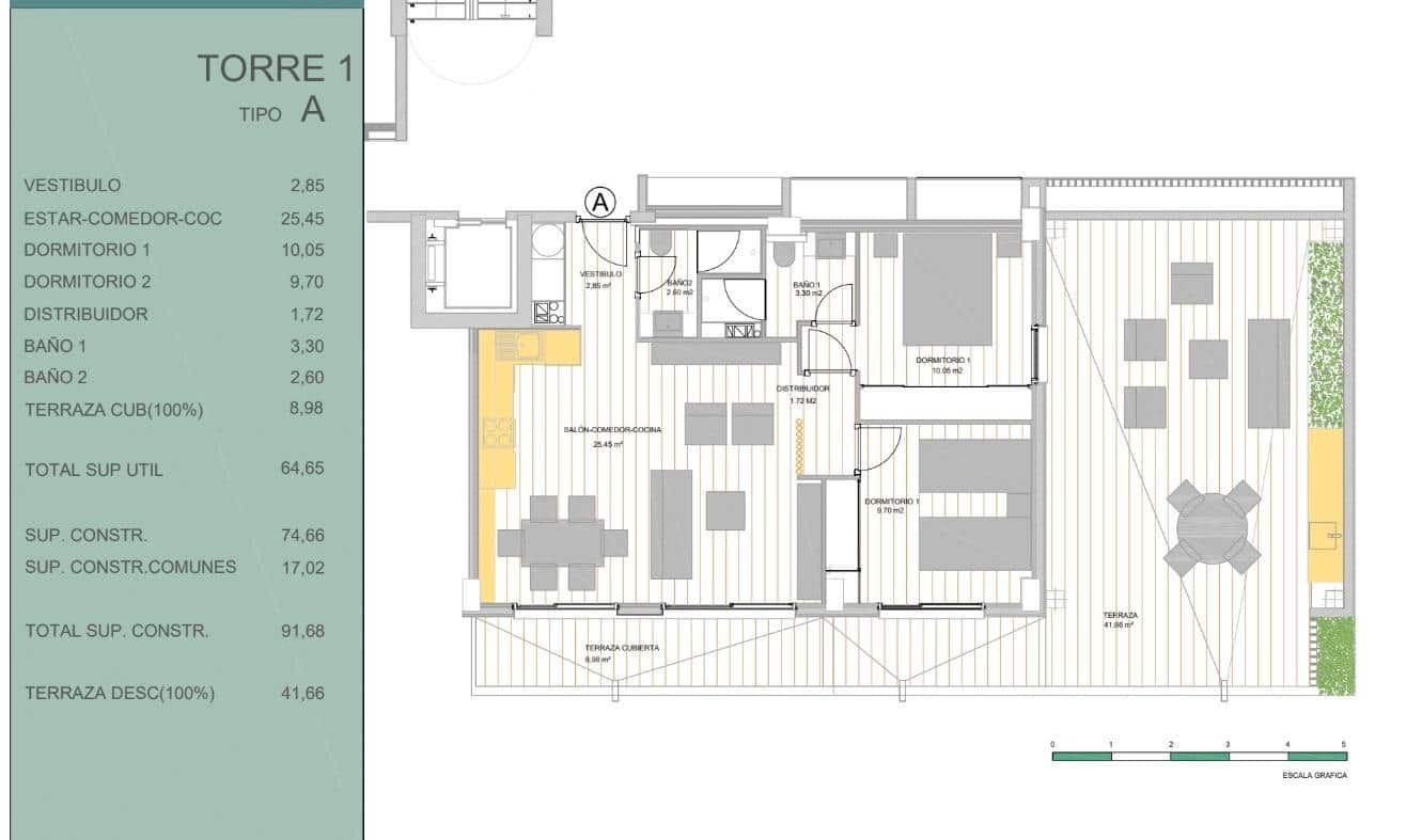 2 sovrum Lägenhet till salu i Guardamar del Segura med pool garage - 250 000 € (Ref: 9780801)