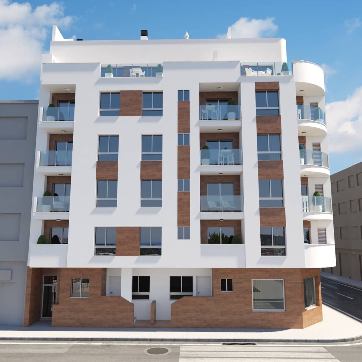 2 sypialnia Apartament na sprzedaż w Torrevieja z basenem - 199 000 € (Ref: 9831899)