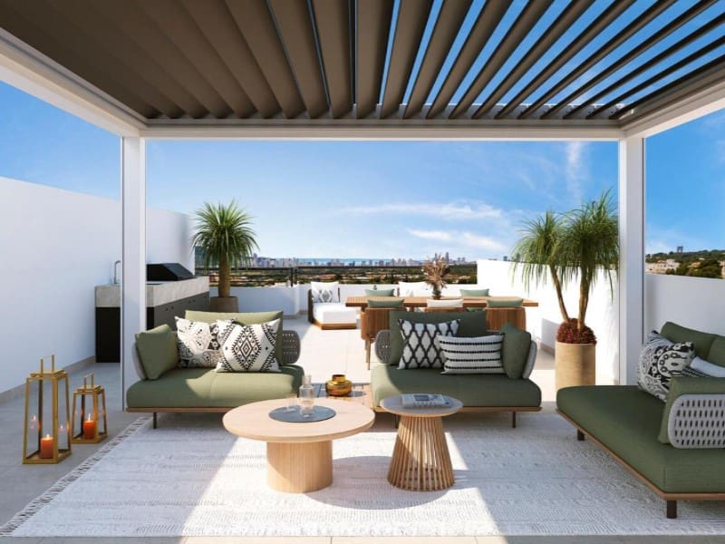 2 slaapkamer Penthouse te koop in Alfaz del Pi / L'Alfas del Pi met zwembad garage - € 359.000 (Ref: 10174535)