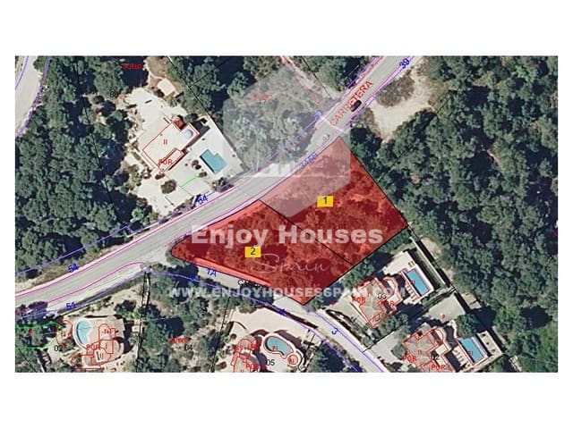 Tomt till salu i La Granadella  - Costa Nova, Javea / Xàbia - 370 000 € (Ref: 9291265)