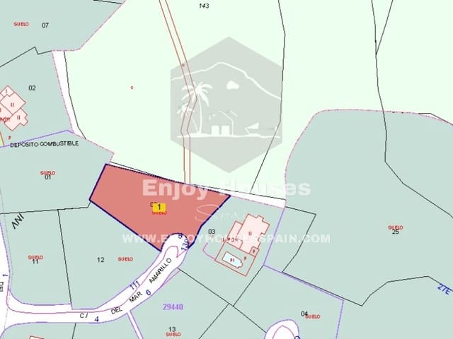 Tontti myytävänä paikassa Partides comunes - Adsubia, Javea / Xàbia - 160 000 € (Ref: 9371507)