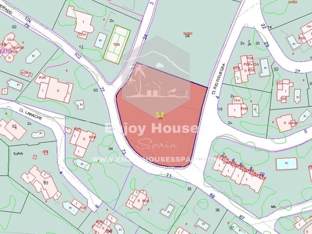 Tontti myytävänä paikassa Pinar del Advocat - Cometa, Teulada-Moraira - 500 000 € (Ref: 9453253)