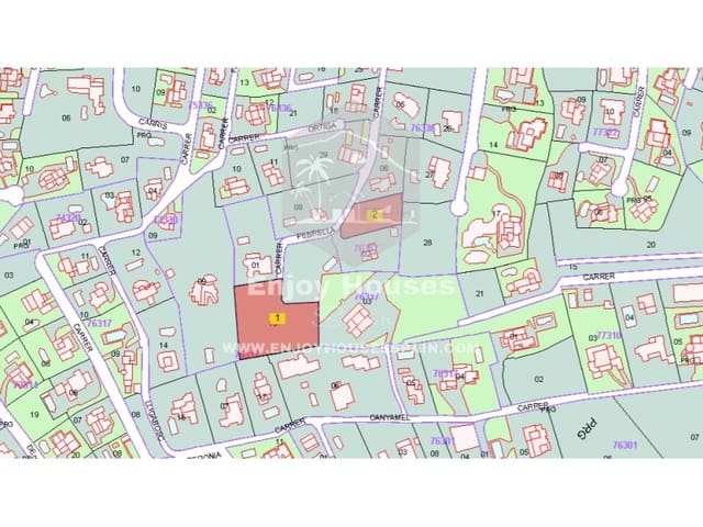 Landgrundstück zu verkaufen in Cap Martí - El Tossalet - Pinomar, Javea / Xàbia - 850.000 € (Ref: 9465627)