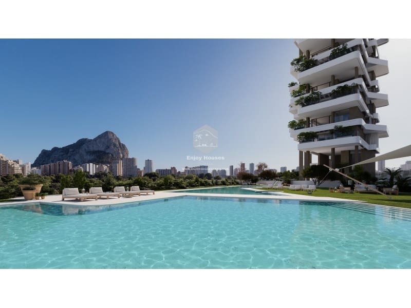 3 sovrum Lägenhet till salu i Calpe / Calp med pool - 904 000 € (Ref: 9473609)