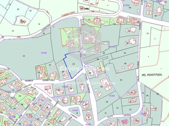 Area Edificabile in vendita in Portichol - Balcón al Mar, Javea / Xàbia - 470.000 € (Rif: 9473614)