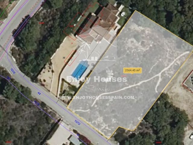 Tomt till salu i Partides comunes - Adsubia, Javea / Xàbia - 350 000 € (Ref: 9659225)