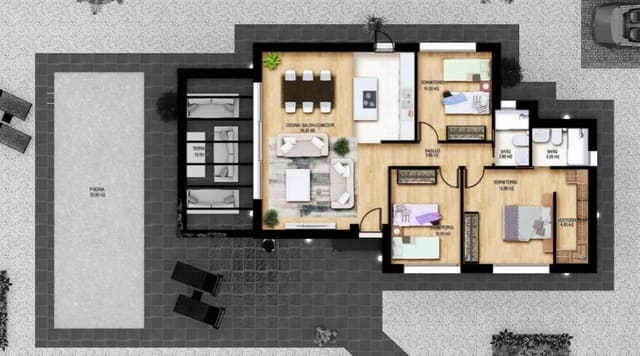 3 bedroom Villa for sale in Vera Ciudad, Vera - € 340,000 (Ref: 8049250)