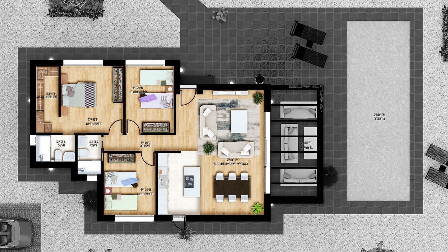 3 soveværelse Villa til salg i Vera - € 340.000 (Ref: 8049250)