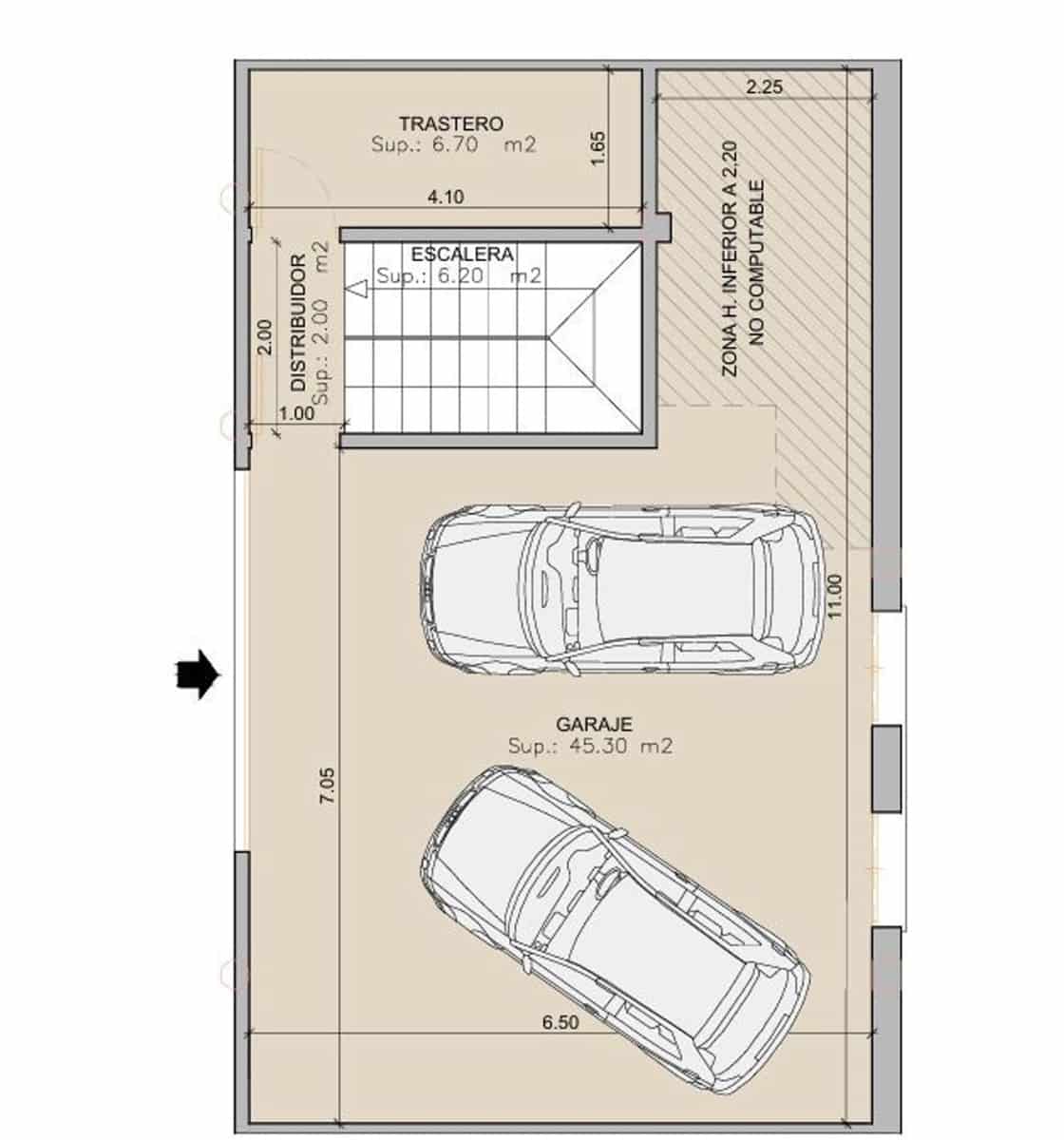 3 Zimmer Villa zu verkaufen in San Juan de los Terreros mit Garage - 404.100 € (Ref: 8985932)