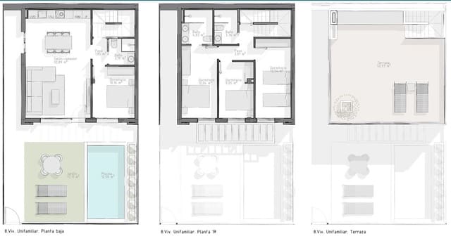 2 Zimmer Apartment zu verkaufen in El Hornillo, Aguilas mit Garage - 228.000 € (Ref: 9040507)