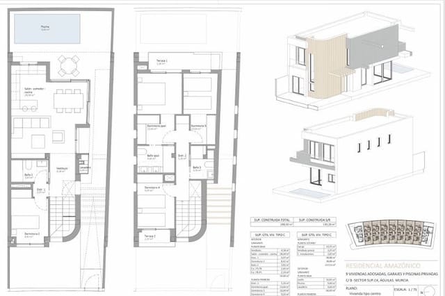 4 Zimmer Villa zu verkaufen in Las Majadas - Las Molinetas - Labradorcico, Aguilas mit Garage - 399.000 € (Ref: 9666130)