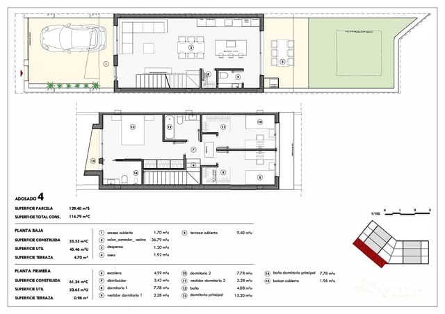3 sovrum Radhus till salu i Sagunto / Sagunt - 330 000 € (Ref: 9998811)