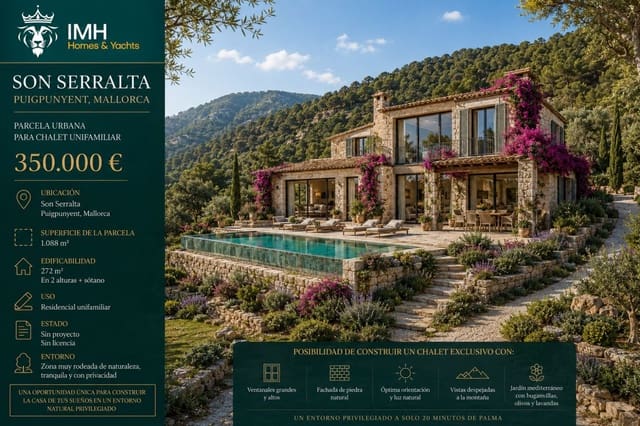 Terreno Não Urbanizado para venda em Puigpunyent - 350 000 € (Ref: 9830781)