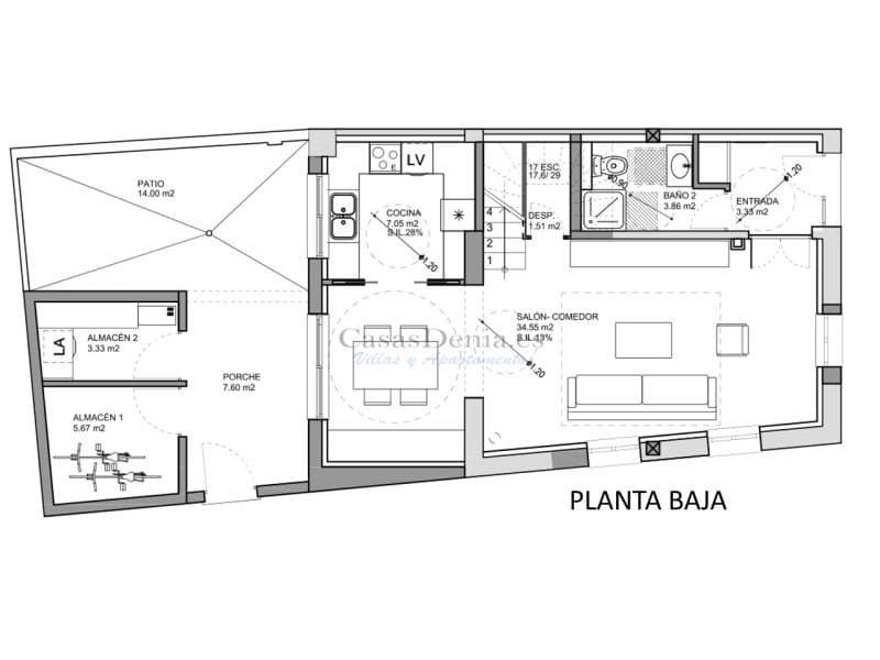 3 bedroom Townhouse for sale in Beniarbeig - € 192,000 (Ref: 10165531)