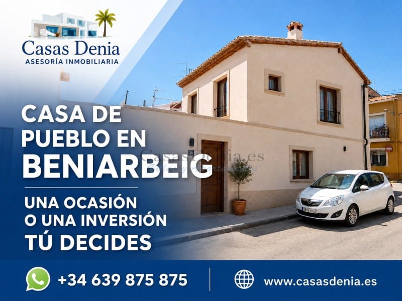 3 bedroom Townhouse for sale in Beniarbeig - € 192,000 (Ref: 10165531)