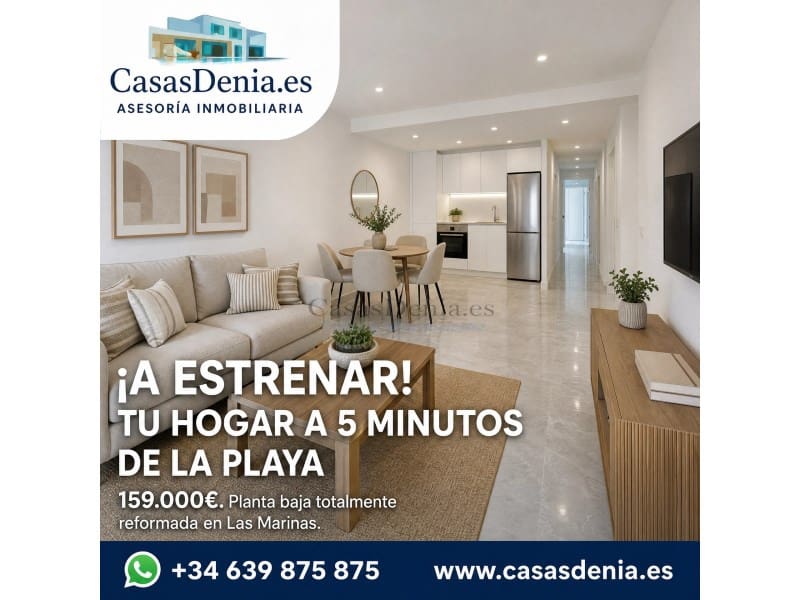 1 bedroom Apartment for sale in Denia - € 159,000 (Ref: 10177072)