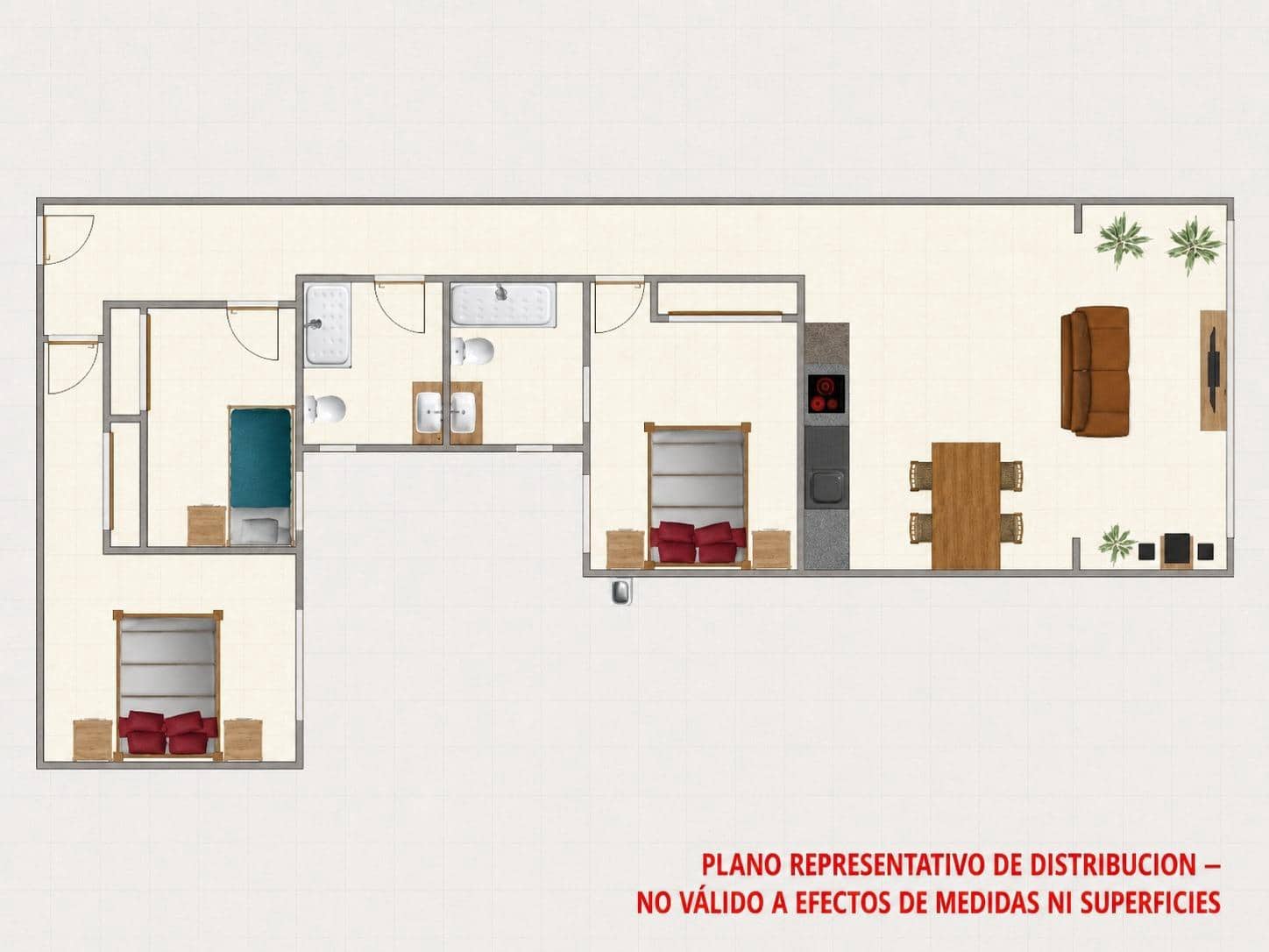 3 sypialnia Penthouse na sprzedaż w Santa Pola - 399 000 € (Ref: 10037495)