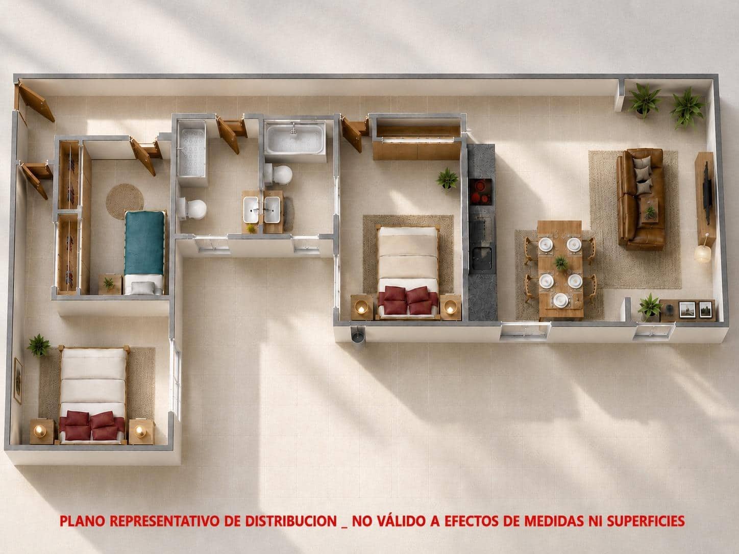 3 sypialnia Penthouse na sprzedaż w Santa Pola - 399 000 € (Ref: 10037495)