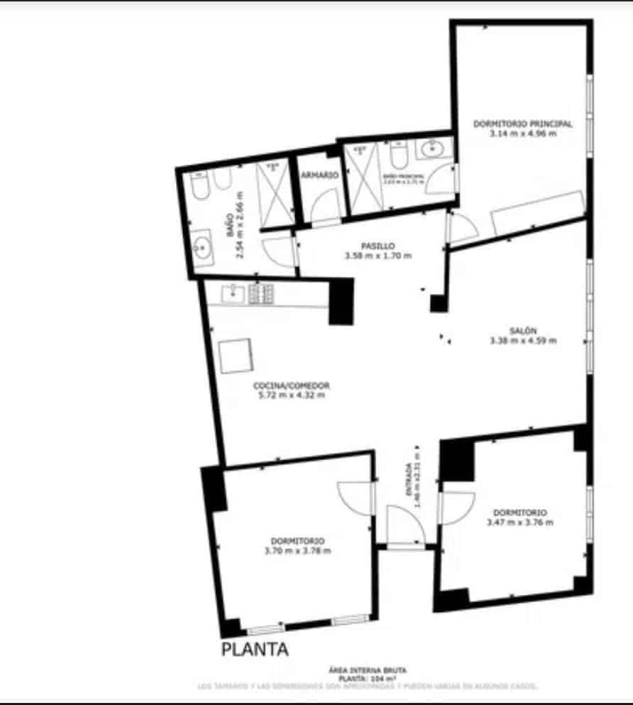 3 sypialnia Mieszkanie na sprzedaż w Miasto Alicante / Alacant - 200 000 € (Ref: 9276614)