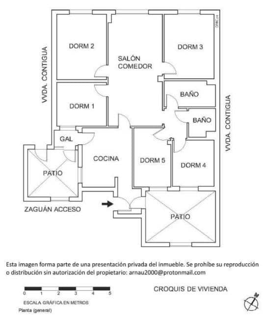 5 makuuhuone Asunto myytävänä paikassa Alicante kaupunki - 269 000 € (Ref: 9310921)