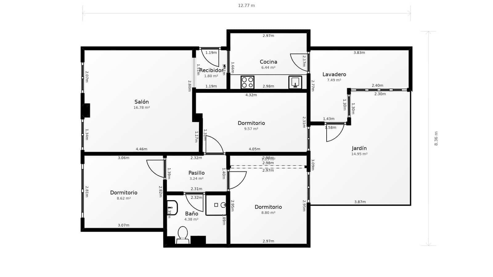 3 makuuhuone Asunto vuokrattavana paikassa Alicante kaupunki mukana 
autotalli - 950 € (Ref: 9437139)