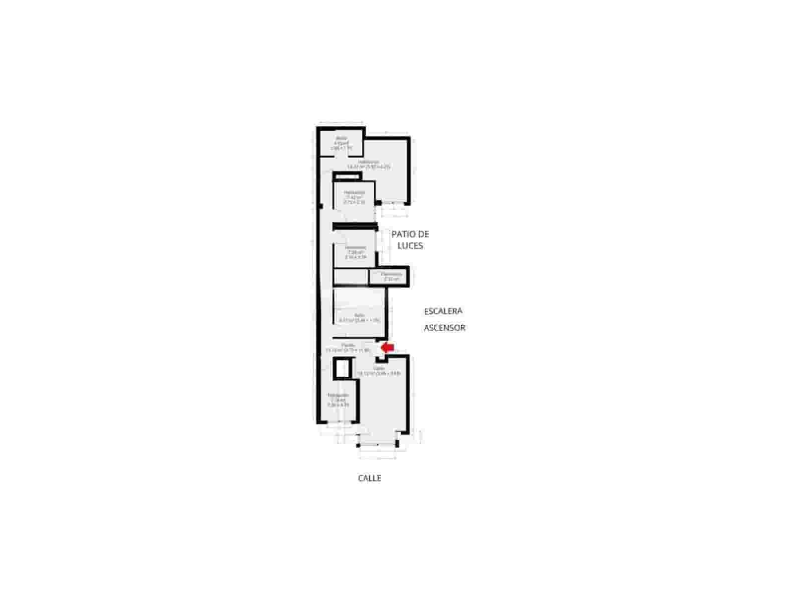 4 slaapkamer Flat te koop in Valencia stad met garage - € 299.000 (Ref: 10015053)