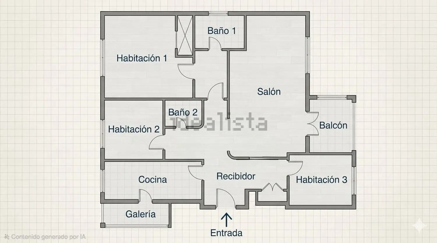 3 makuuhuone Asunto myytävänä paikassa Valencia kaupunki mukana 
autotalli - 360 000 € (Ref: 9796289)
