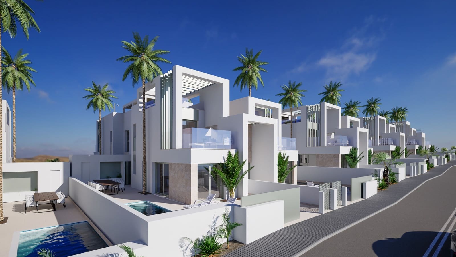 3 bedroom Semi-detached Villa for sale in Ciudad Quesada with pool garage - € 399,000 (Ref: 10160673)