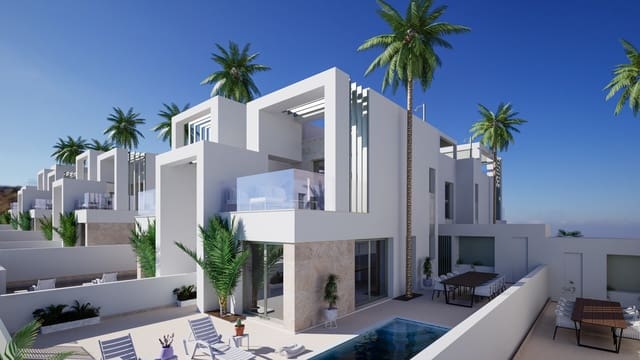 3 soveværelse Semi-Rækkehus til salg i Ciudad Quesada, Rojales med swimmingpool garage - € 399.000 (Ref: 10160673)