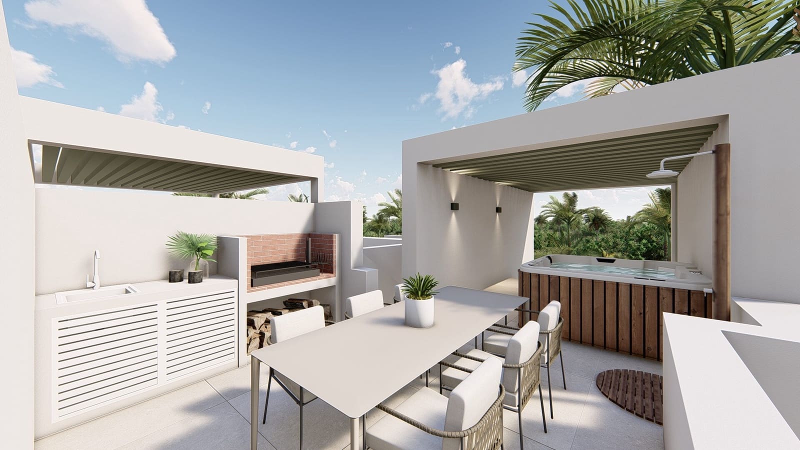 3 bedroom Semi-detached Villa for sale in Ciudad Quesada with pool garage - € 399,000 (Ref: 10160673)