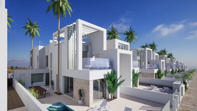 3 soveværelse Semi-Rækkehus til salg i Ciudad Quesada, Rojales med swimmingpool garage - € 399.000 (Ref: 10160673)