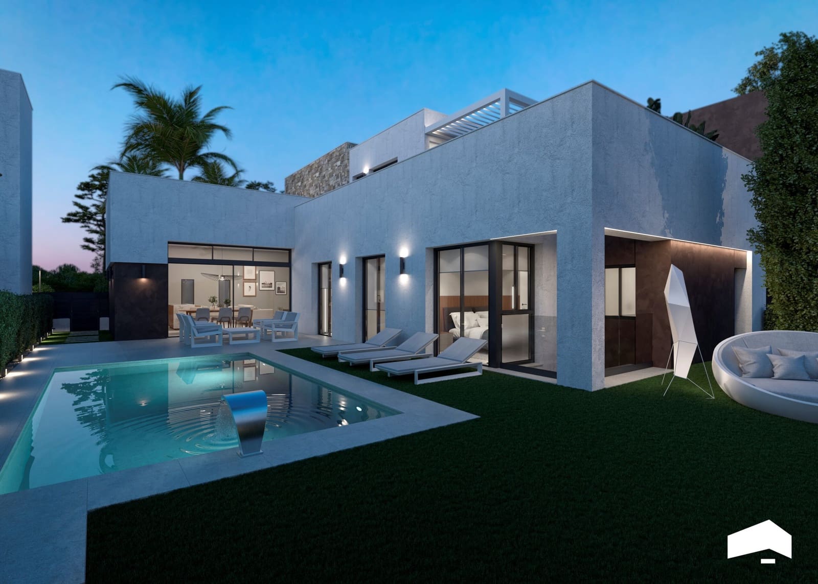 3 sovrum Villa till salu i Torre-Pacheco med pool garage - 790 000 € (Ref: 10160700)