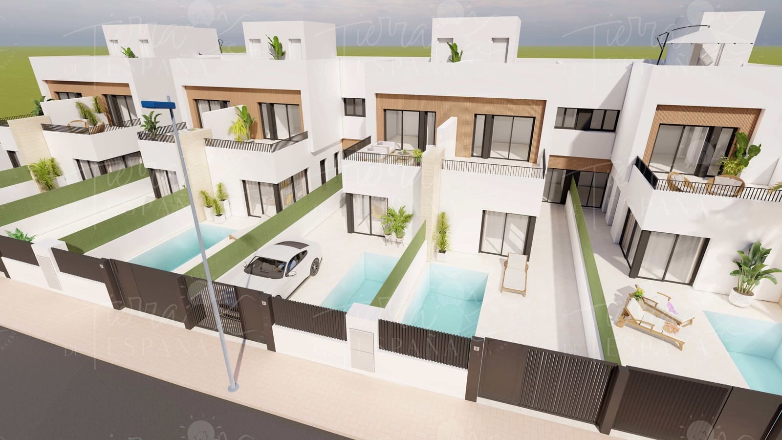 3 bedroom Semi-detached Villa for sale in Santiago de la Ribera with pool garage - € 369,900 (Ref: 10160712)